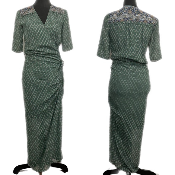 Veronica Beard Dresses & Skirts - NWT - Veronica Beard Mariposa Silk Dress in Seaglass - 0